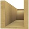 Ekena Millwork 6in. W x 6in. H x 24in. L Huntington Woodgrain TimberThane Rafter Tail, Primed Tan RFTUR06X06X24HUNRCPR - alternate 4